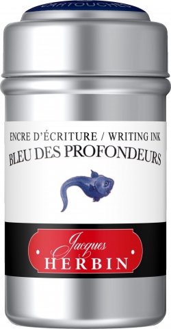 Set 6 Cartuse Herbin The Pearl of Inks Bleu des Profondeurs
