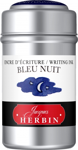 Set 6 Cartuse Herbin The Pearl of Inks Bleu Nuit