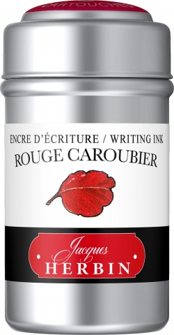 Set 6 Cartuse Herbin The Pearl of Inks Rouge Caroubier