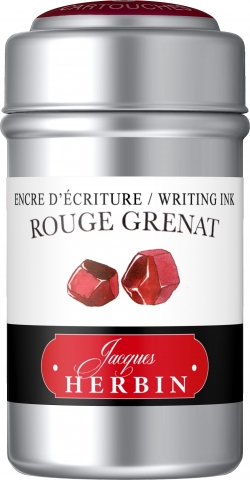 Set 6 Cartuse Herbin The Pearl of Inks Rouge Grenat