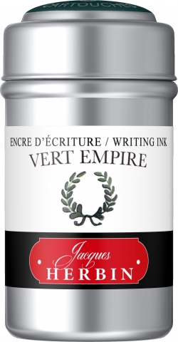Set 6 Cartuse Herbin The Pearl of Inks Vert Empire
