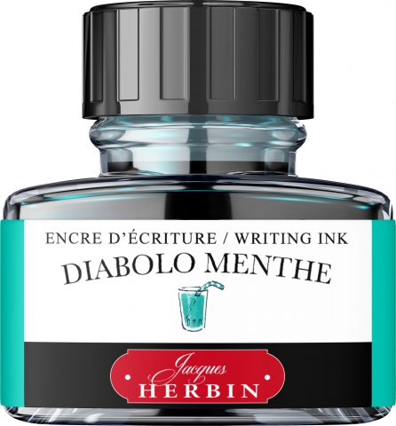 Calimara 30 ml Herbin The Pearl of Inks Diabolo Menthe