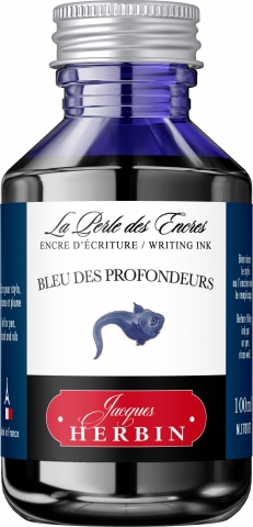 Calimara 100 ml Herbin The Pearl of Inks Bleu des Profondeurs
