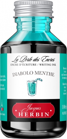 Calimara 100 ml Herbin The Pearl of Inks Diabolo Menthe